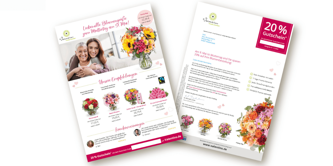 How optimised direct mail saved Mother’s Day at Valentins